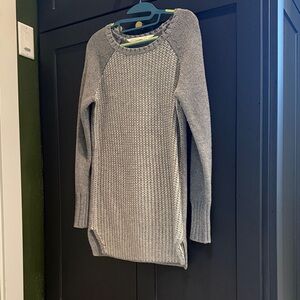Athleta Gray Crew Neck Sweater